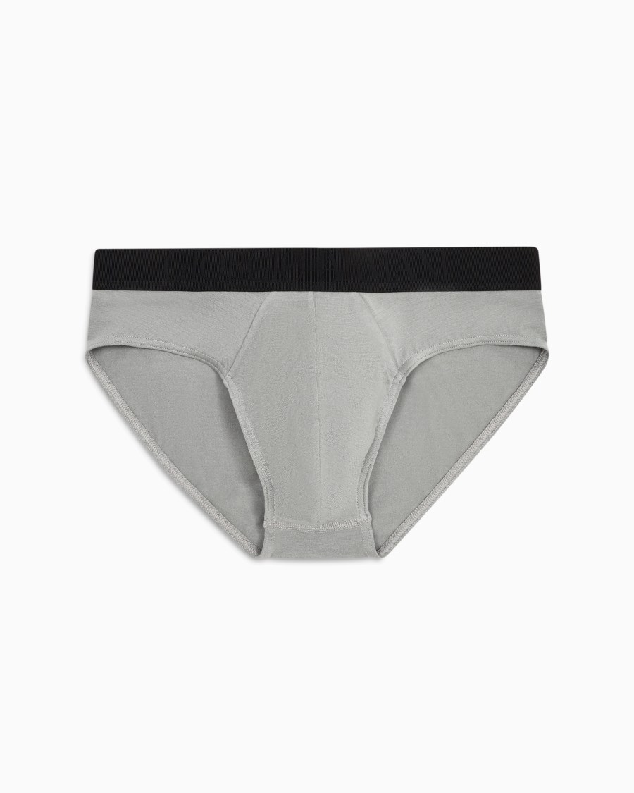 The world of armani SLIP IN JERSEY STRETCH CON BANDA LOGATA Novità