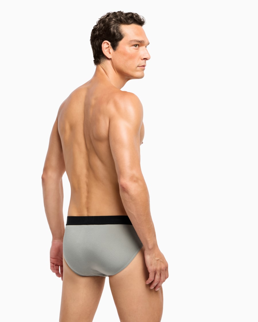 The world of armani SLIP IN JERSEY STRETCH CON BANDA LOGATA Novità