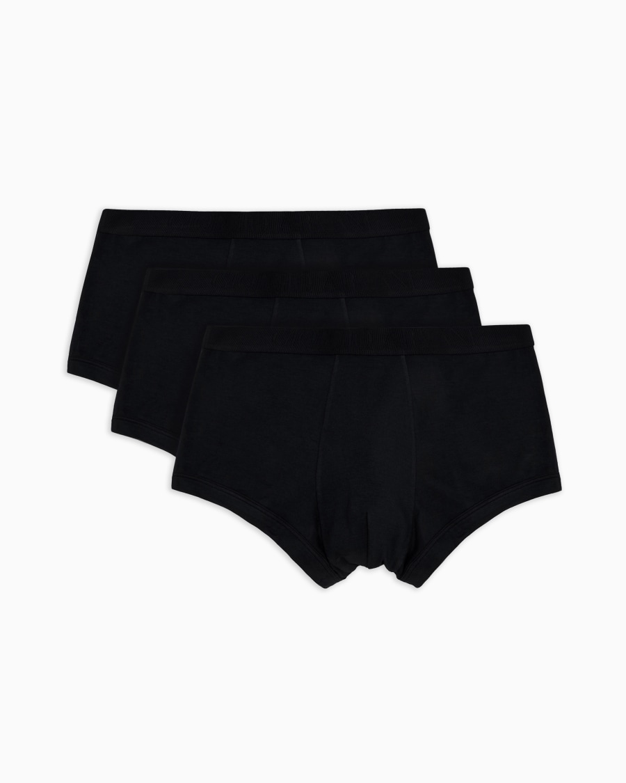 The world of armani PACK TRE BOXER IN JERSEY STRETCH In Vendita