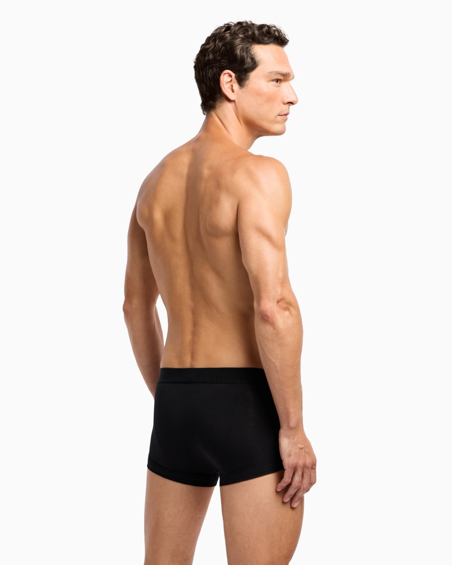 The world of armani PACK TRE BOXER IN JERSEY STRETCH In Vendita