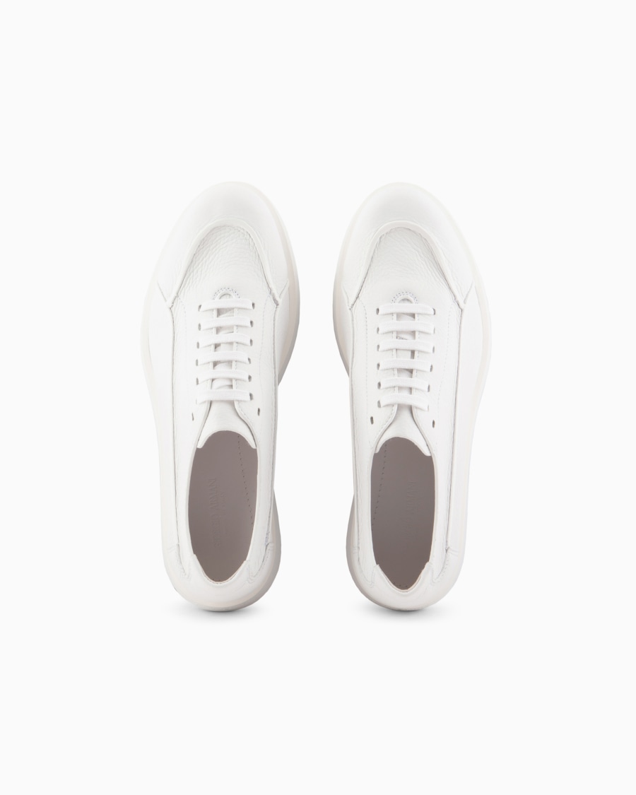 The world of armani SNEAKERS IN CERVO Saldi