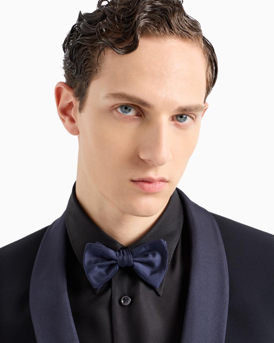 The world of armani PAPILLON ANNODATO IN PURA SETA Vendita Economica