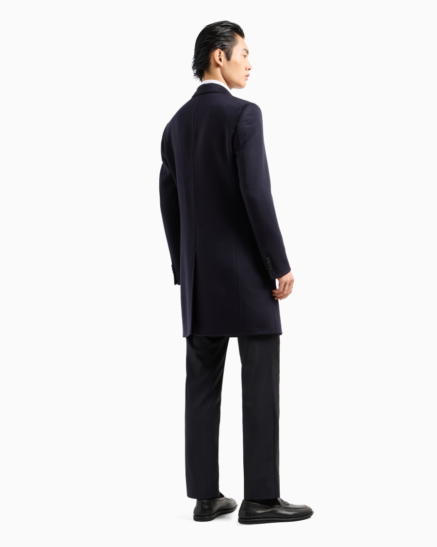 The world of armani CAPPOTTO LUNGO IN CASHMERE Saldi Di Fabbrica