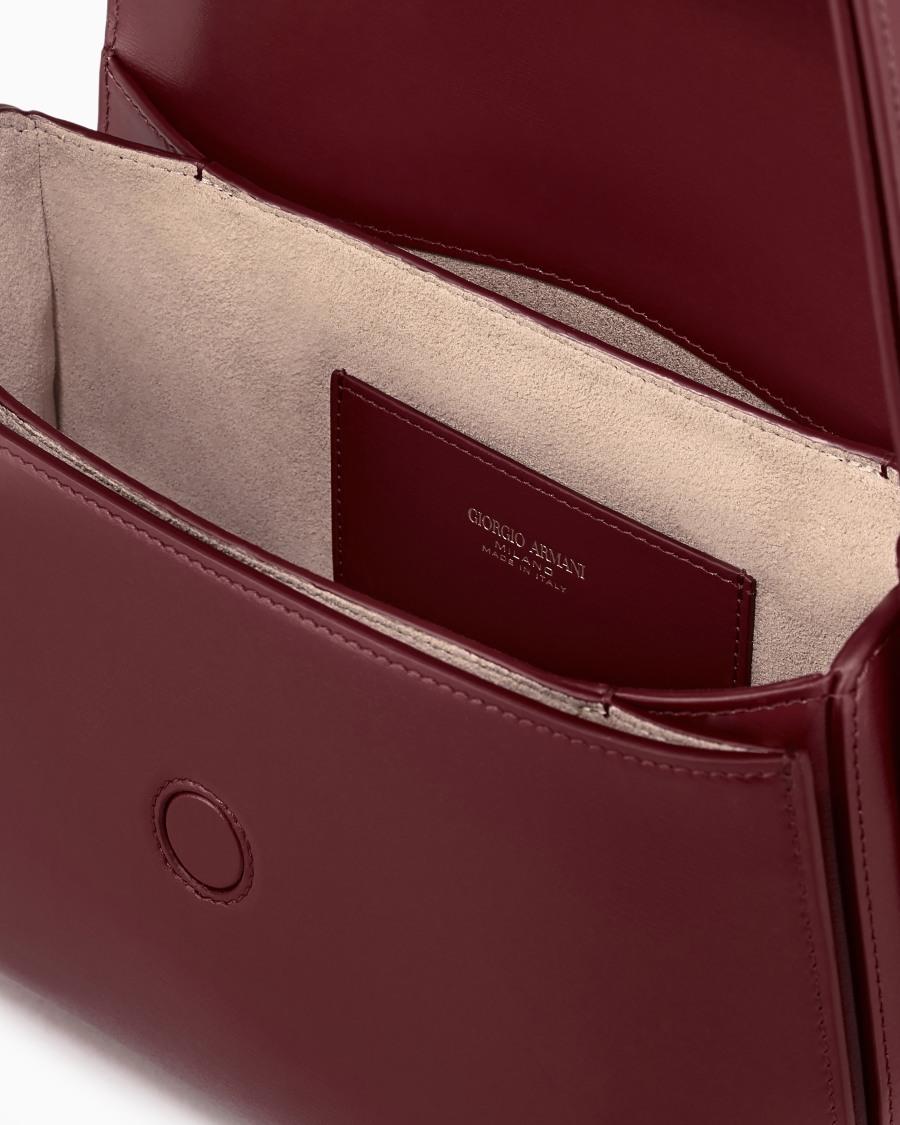 The world of armani BORSA MEDIA LA PRIMA IN PELLE PALMELLATA Nuova