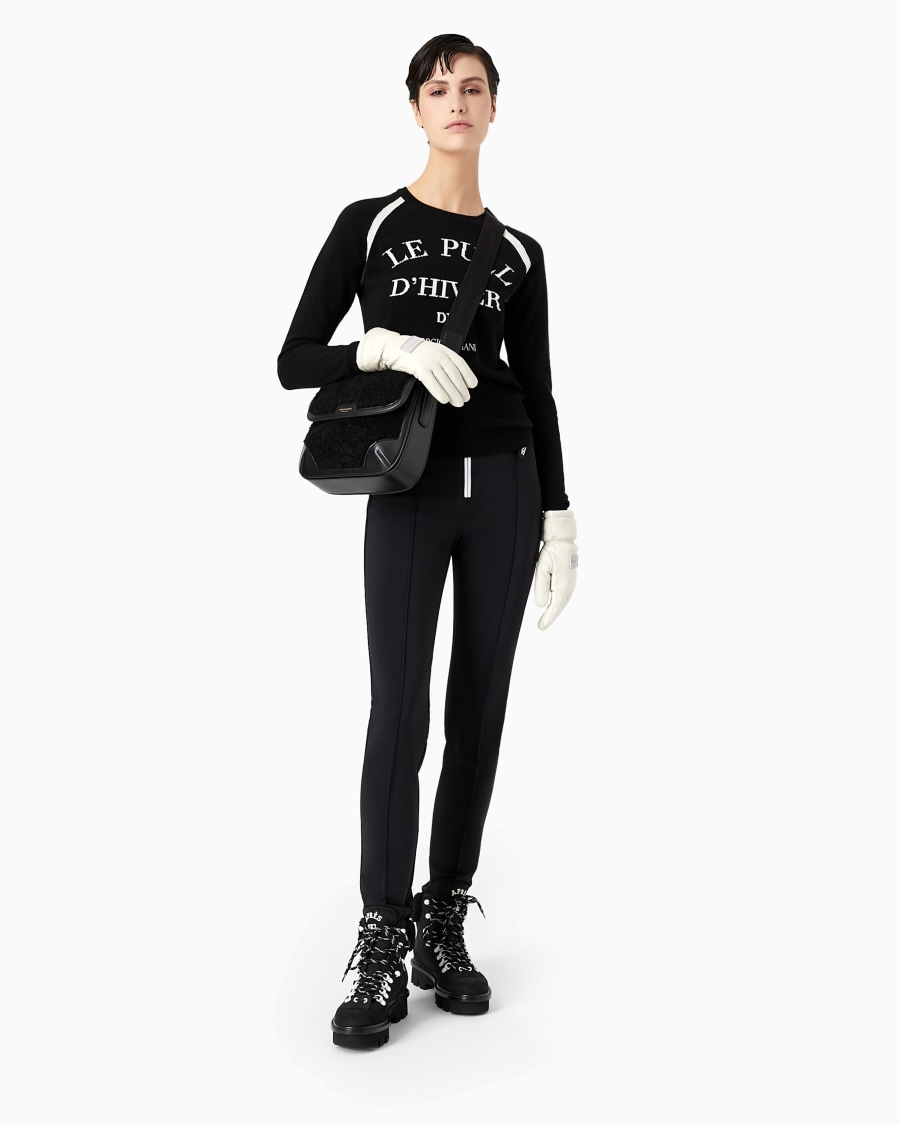The world of armani GIORGIO ARMANI NEVE MAGLIA GIROCOLLO IN CASHMERE Moda