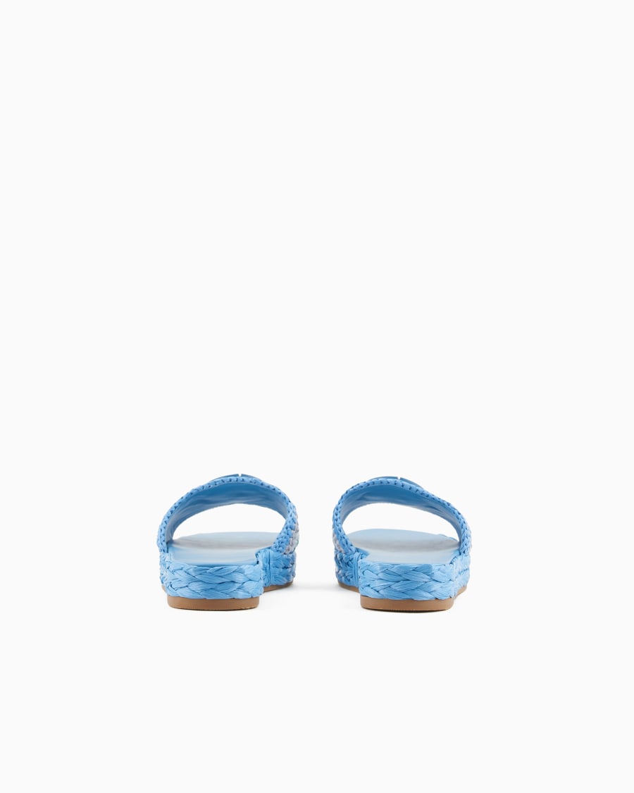 The world of armani SANDALI FLAT CON MOTIVO INTRECCIO Promozione