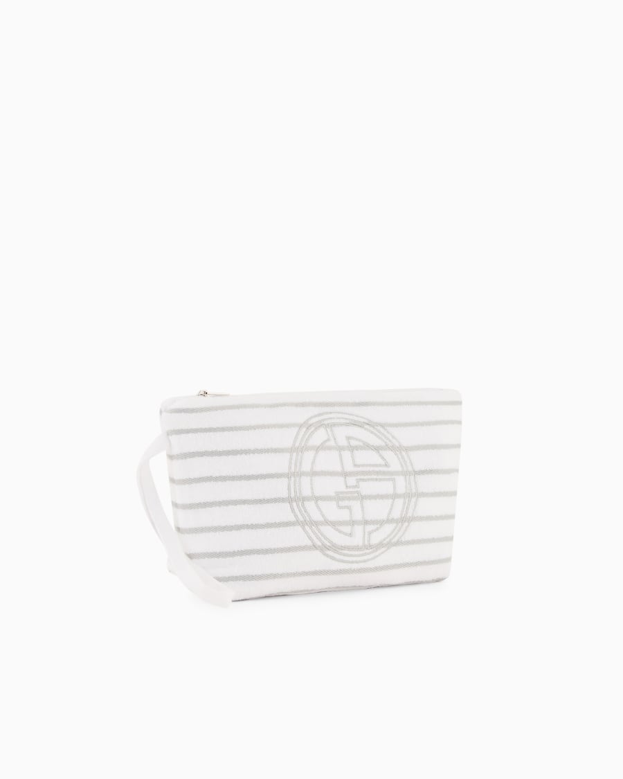 The world of armani POCHETTE IN SPUGNA DI COTONE Fino Al -60%
