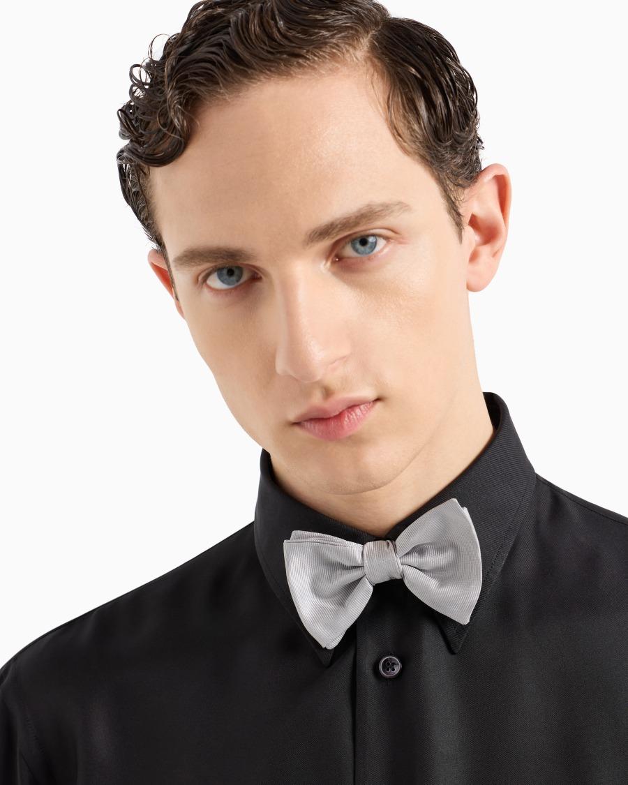 The world of armani PAPILLON ANNODATO IN PURA SETA Italia