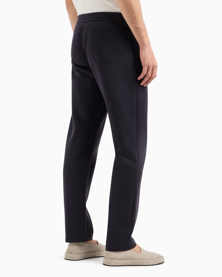 The world of armani PANTALONI IN DOPPIO JERSEY DI COTONE Spedizione Gratuita