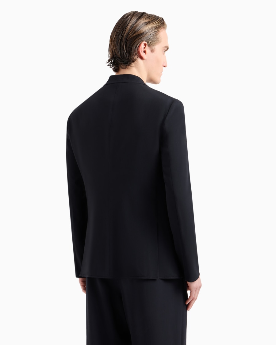 The world of armani GIACCA MONOPETTO IN LANA VERGINE Consegna Veloce