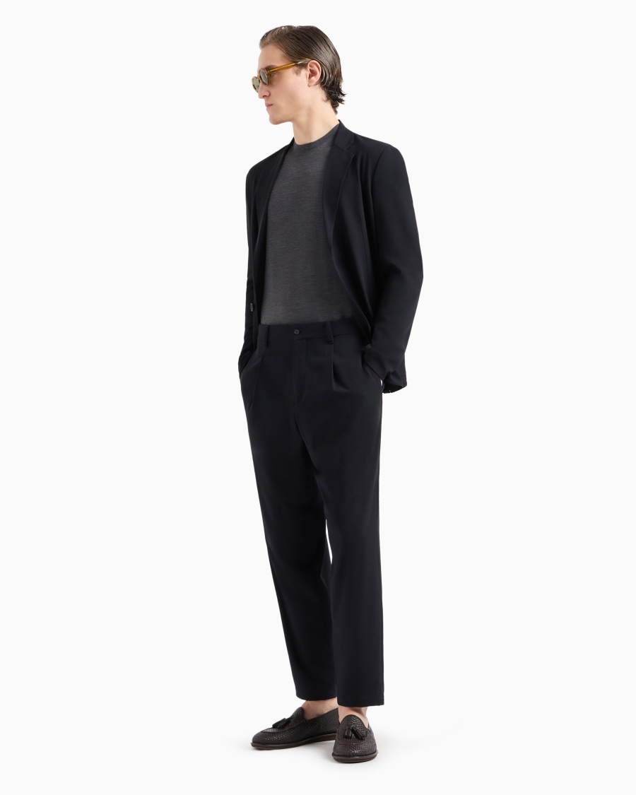 The world of armani GIACCA MONOPETTO IN LANA VERGINE Consegna Veloce