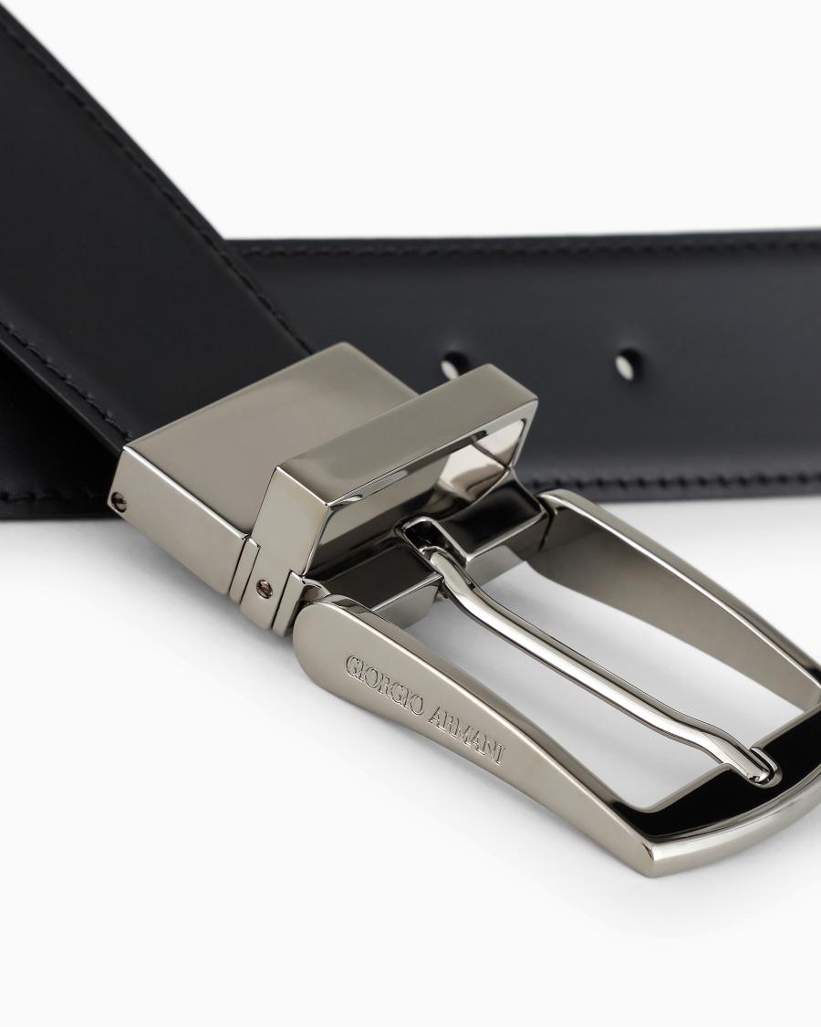 The world of armani CINTURA REVERSIBILE IN PELLE Sottocosto