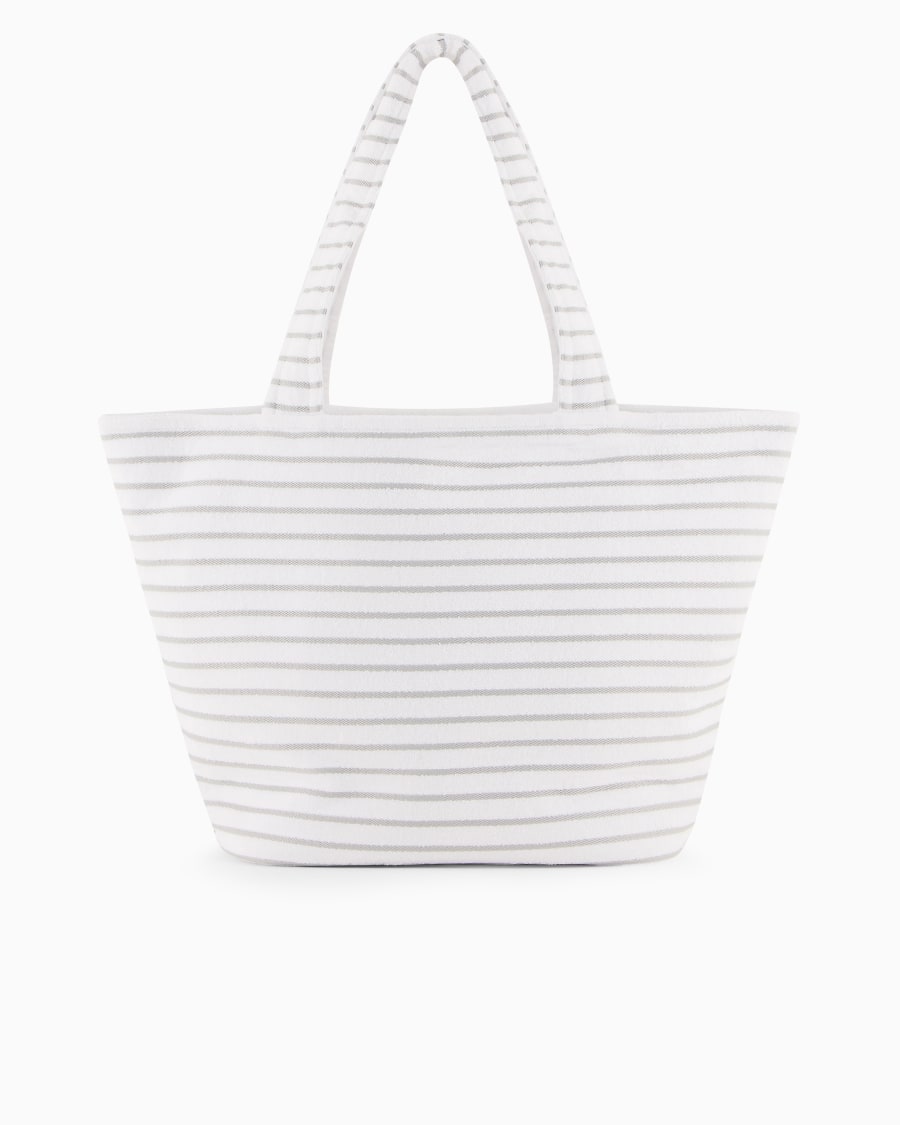 The world of armani BORSA DA MARE IN SPUGNA DI COTONE 2025