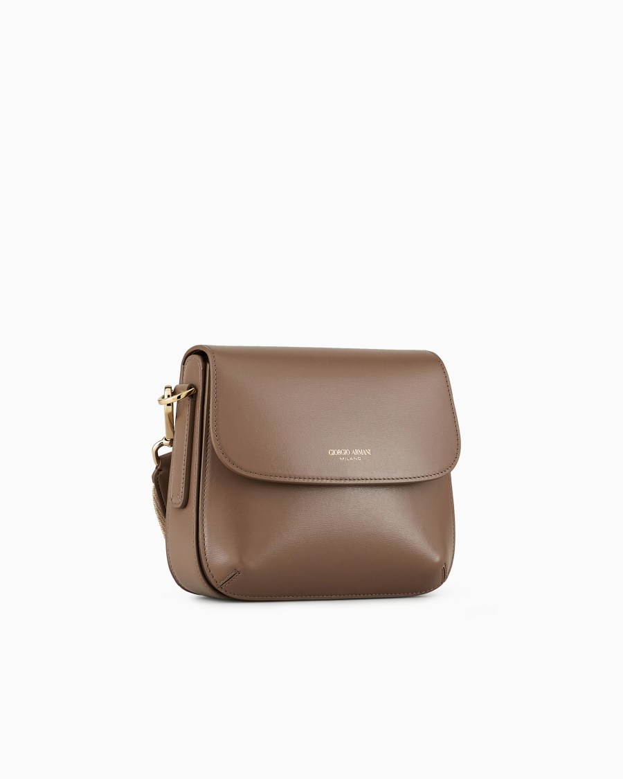The world of armani BORSA LA PRIMA IN PELLE PALMELLATA CON TRACOLLA A NASTRO Promozione