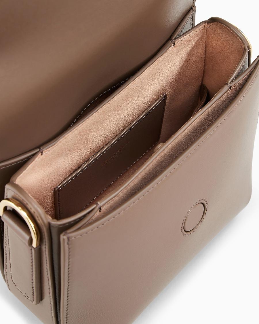 The world of armani BORSA LA PRIMA IN PELLE PALMELLATA CON TRACOLLA A NASTRO Promozione