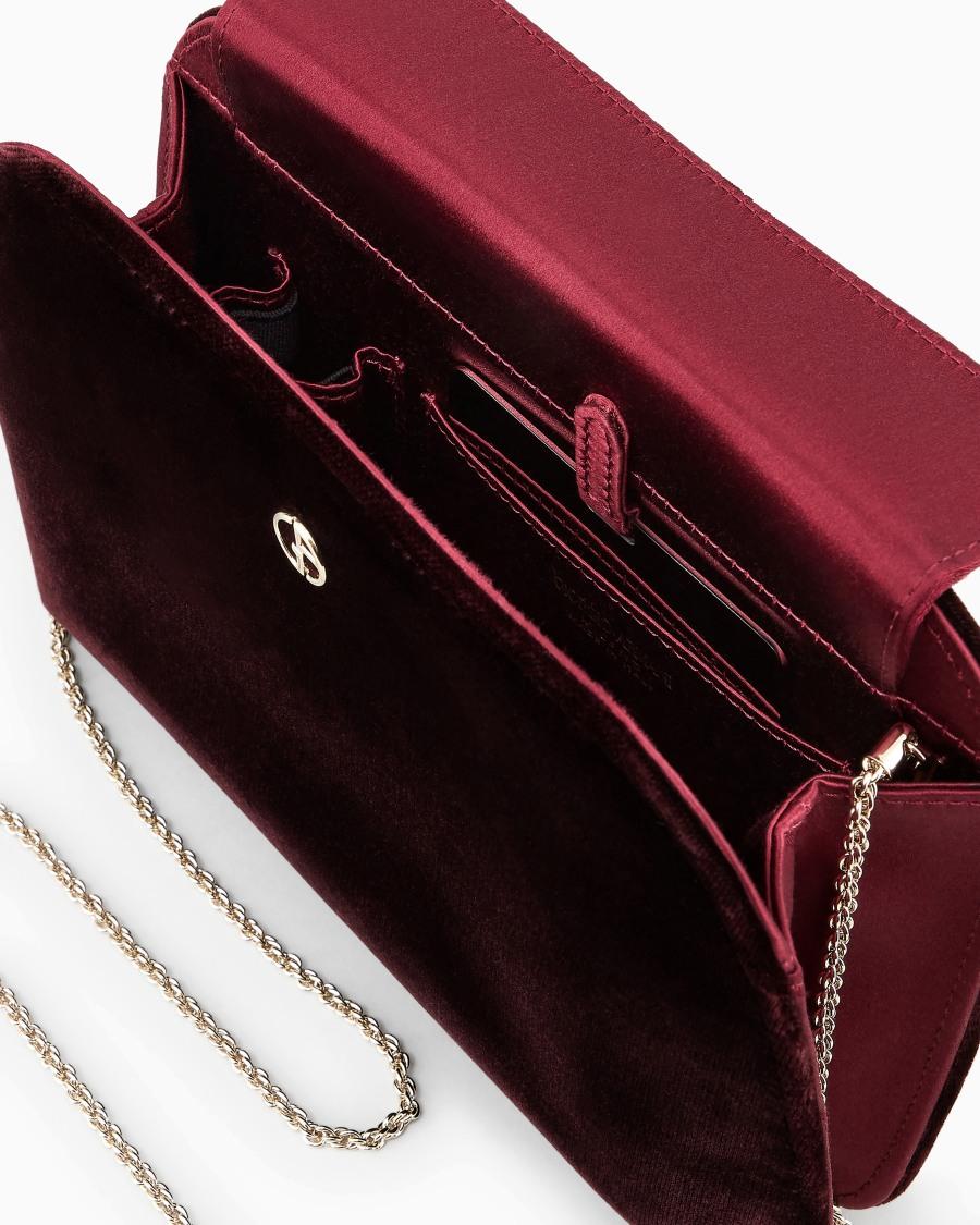 The world of armani CLUTCH LA PRIMA IN VELLUTO E RASO Spedizione Gratuita