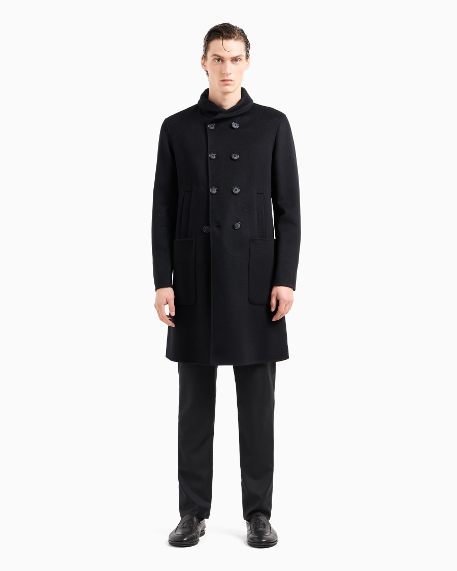 The world of armani CAPPOTTO DOPPIOPETTO ICON IN PANNO DOUBLE DI CASHMERE Fino Al -60%