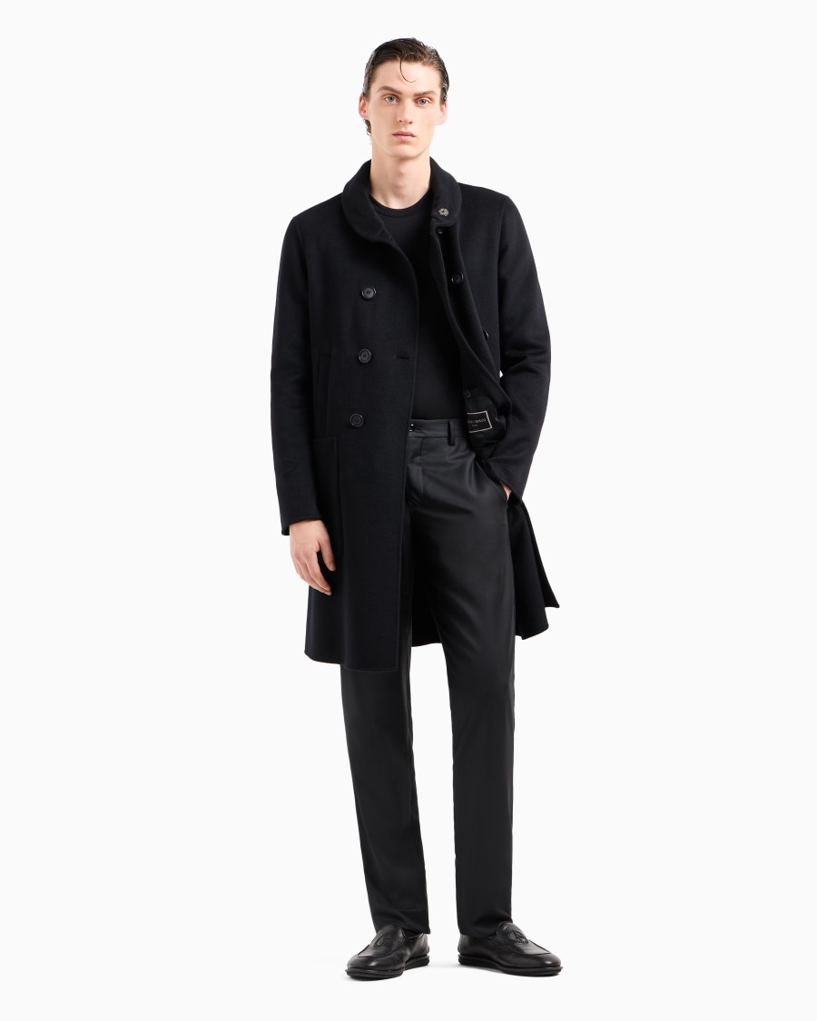 The world of armani CAPPOTTO DOPPIOPETTO ICON IN PANNO DOUBLE DI CASHMERE Fino Al -60%