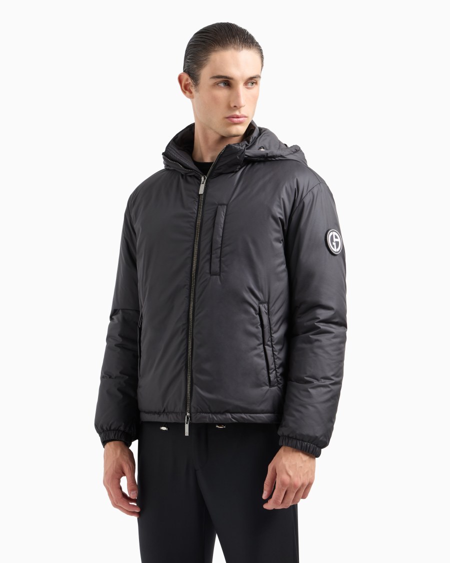 The world of armani BLOUSON CON CAPPUCCIO IMBOTTITO IN PIUMA D'OCA ASV Shopping Online