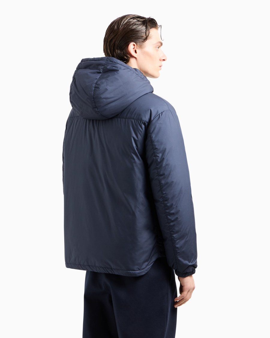 The world of armani BLOUSON CON CAPPUCCIO IMBOTTITO IN PIUMA D'OCA ASV Nuova