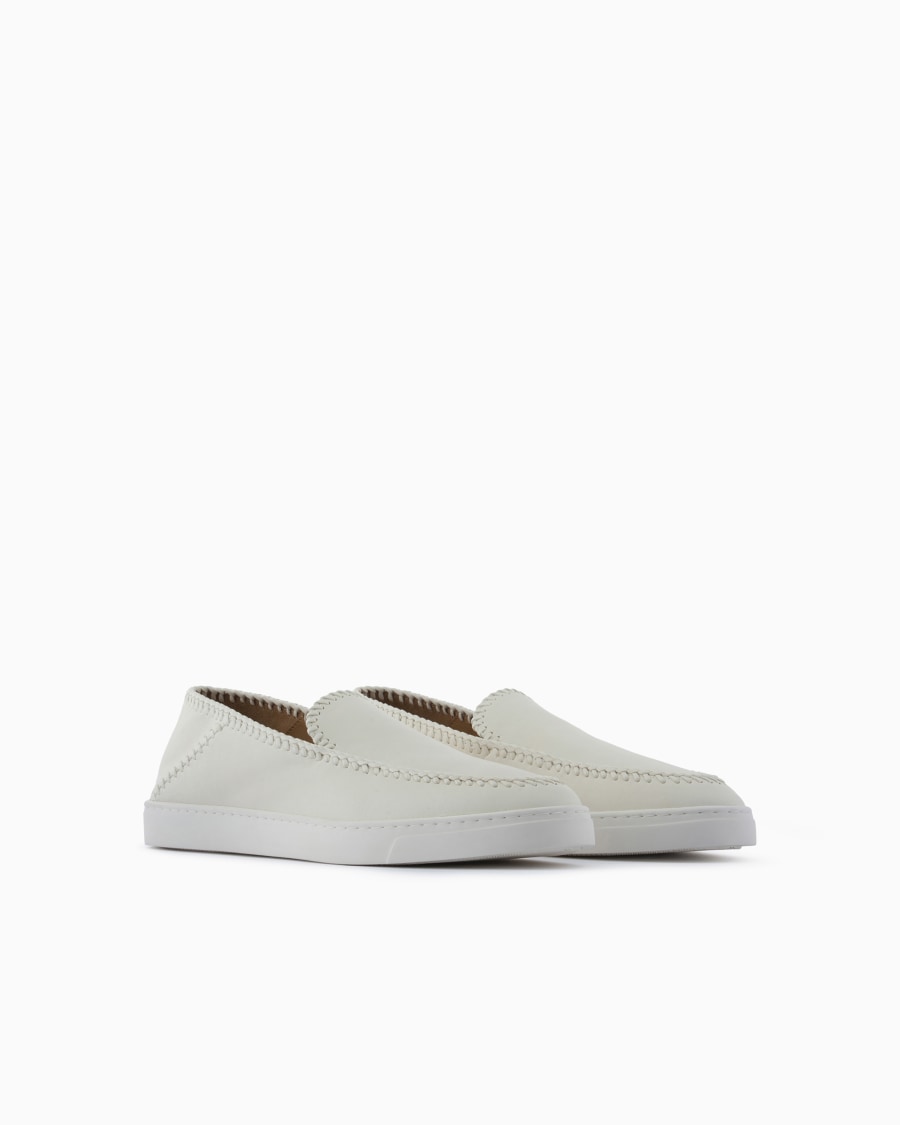 The world of armani GALLERIA 3 SLIP-ON IN NAPPA Sottocosto