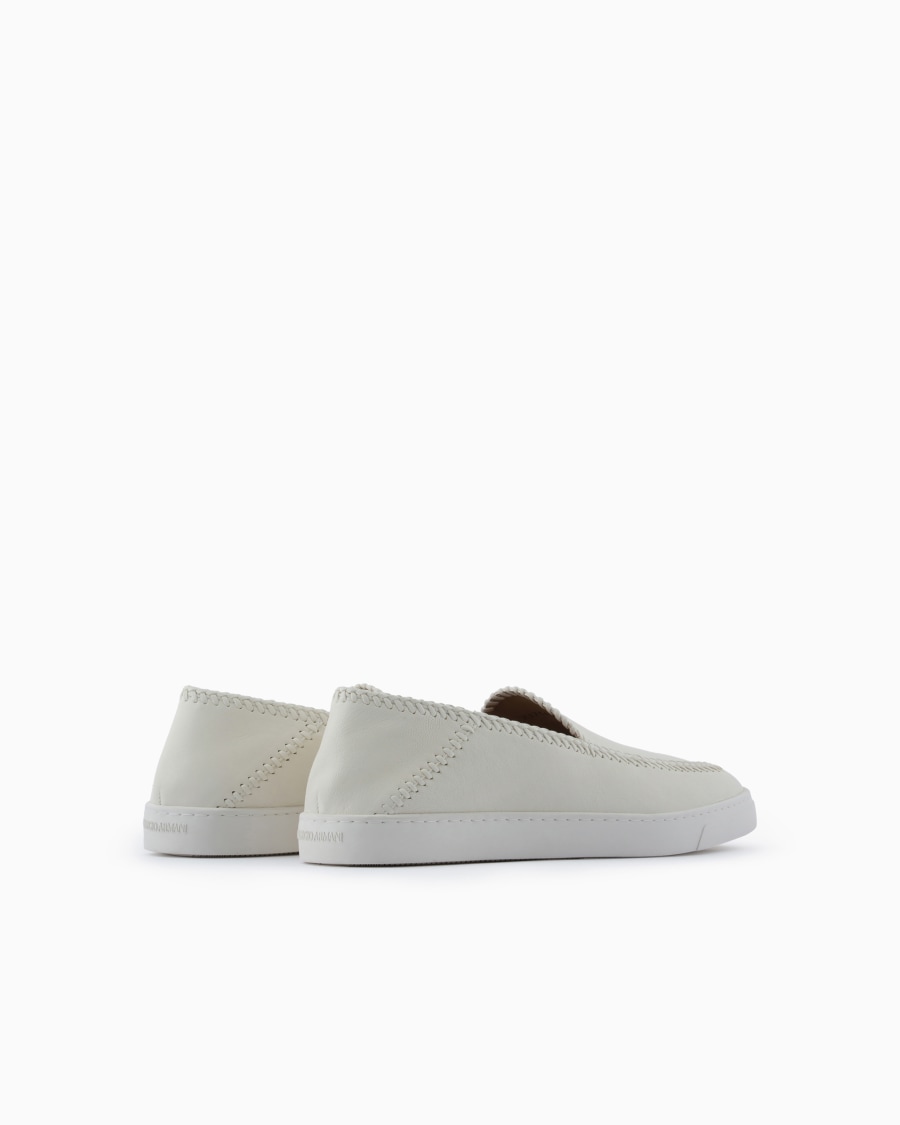 The world of armani GALLERIA 3 SLIP-ON IN NAPPA Sottocosto