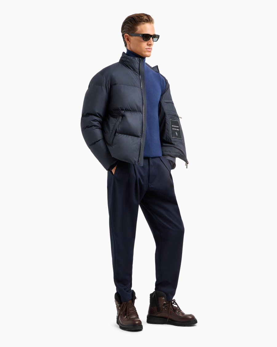 The world of armani BOMBER IMBOTTITO IN PIUMA D'OCA Hotsell