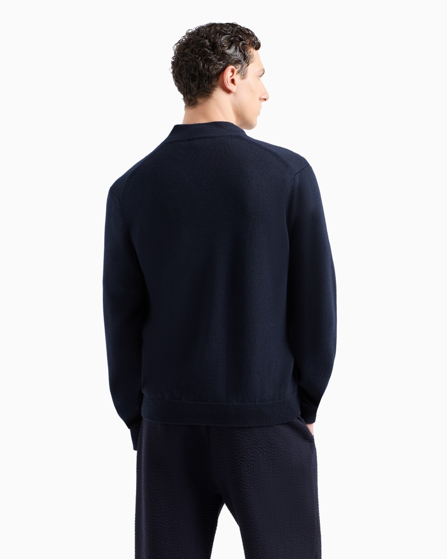 The world of armani CARDIGAN CON BOTTONI IN LANA VERGINE I Più Venduti