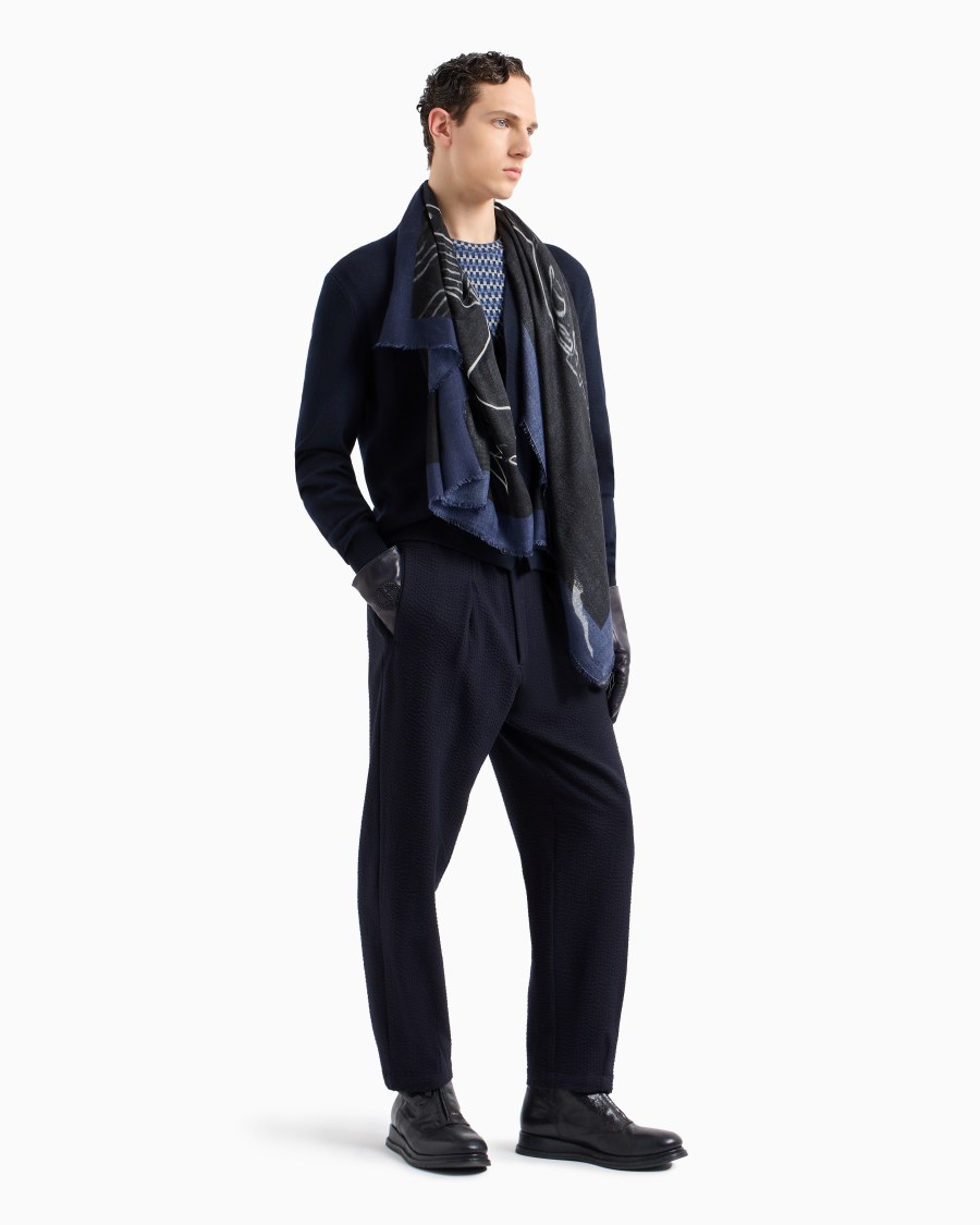 The world of armani CARDIGAN CON BOTTONI IN LANA VERGINE I Più Venduti