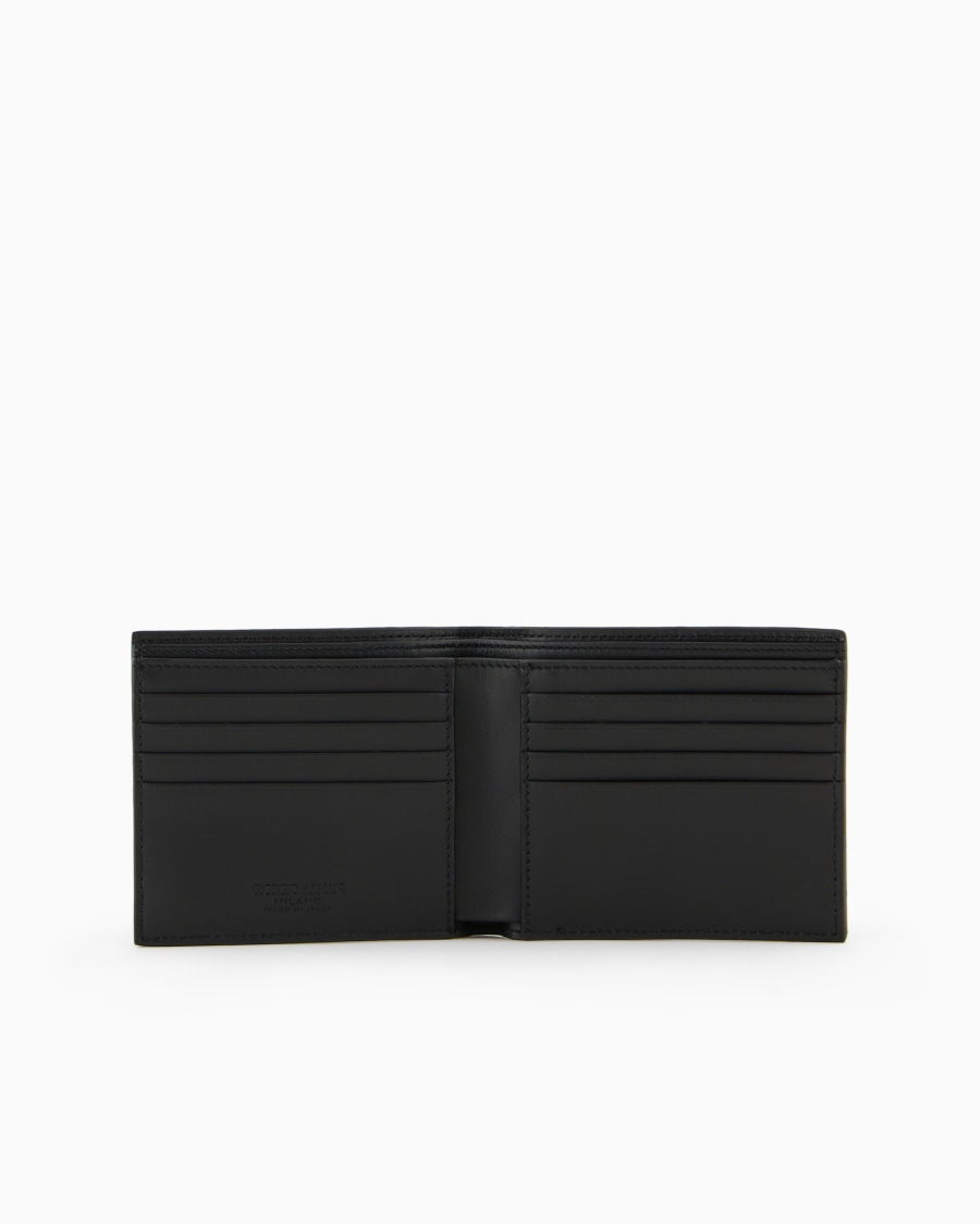 The world of armani PORTAFOGLI BIFOLD IN PELLE STAMPATA Italy