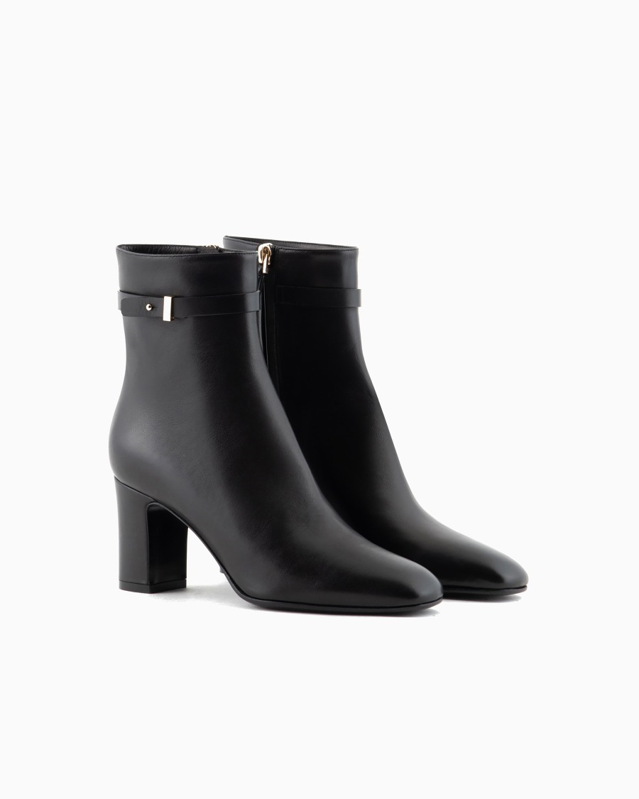 The world of armani STIVALETTI CON TACCO IN NAPPA Negozi Online