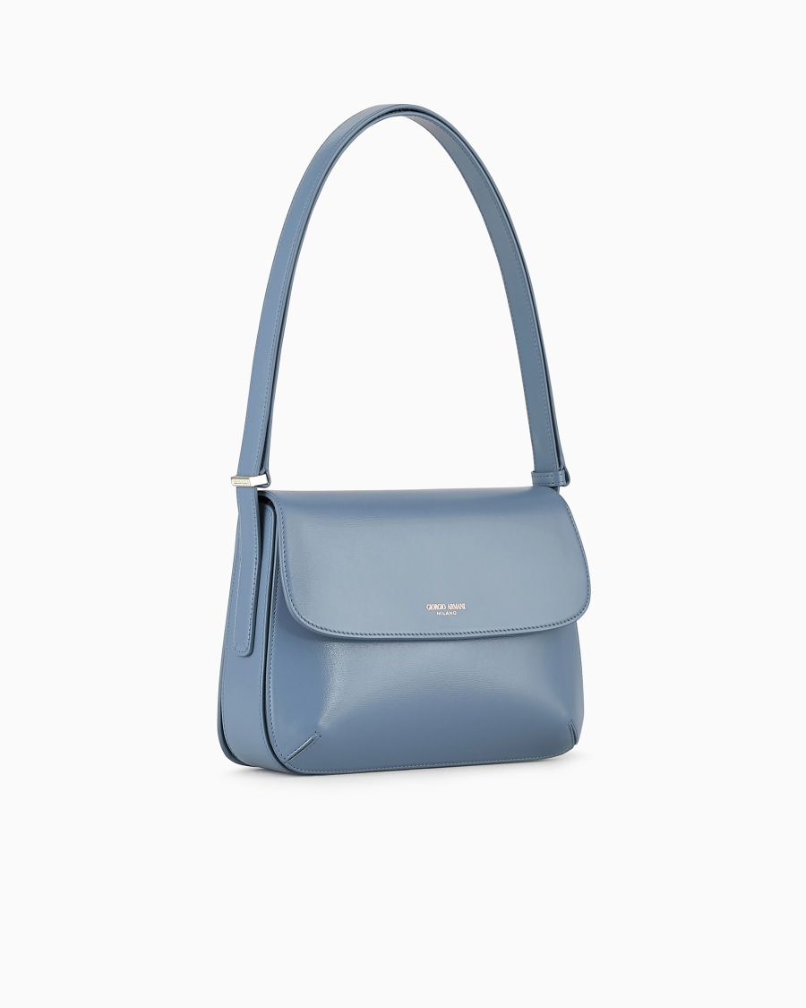 The world of armani BORSA MEDIA LA PRIMA IN PELLE PALMELLATA Vendita Calda