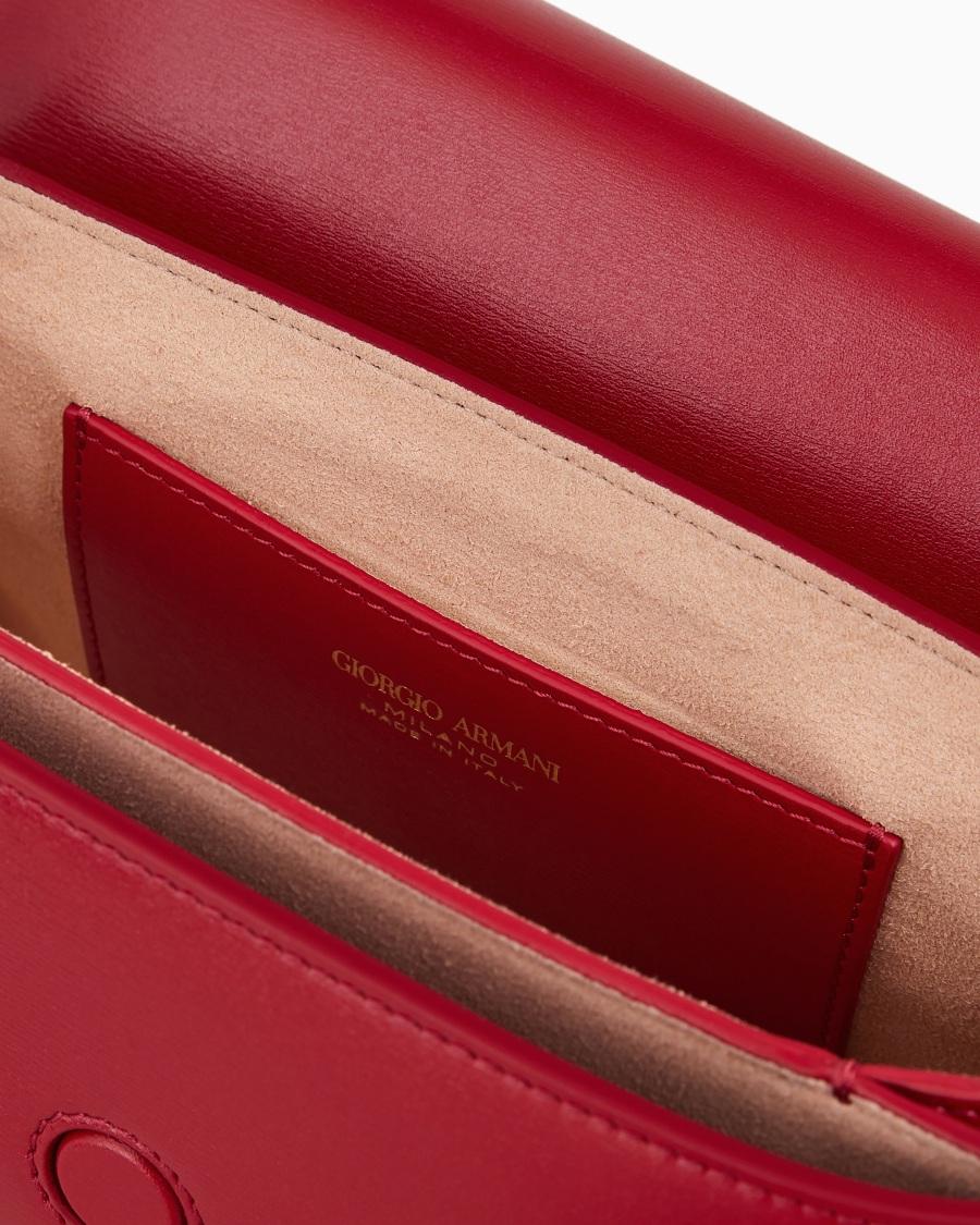 The world of armani BORSA PICCOLA LA PRIMA IN PELLE PALMELLATA CON TRACOLLA Negozio