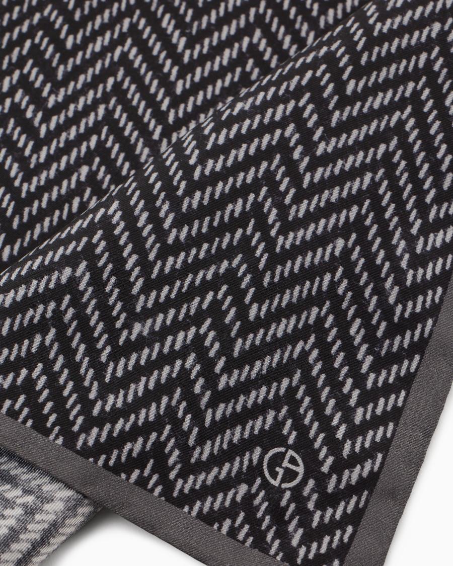 The world of armani POCHETTE DA TASCHINO IN SETA STAMPATA ASV Consegna Veloce