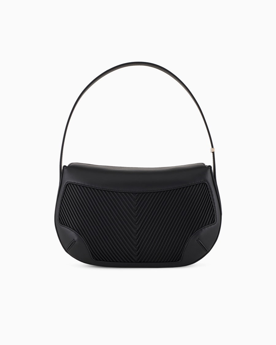 The world of armani BORSA A MANO LA PRIMA IN NAPPA PLISSÉ 2025