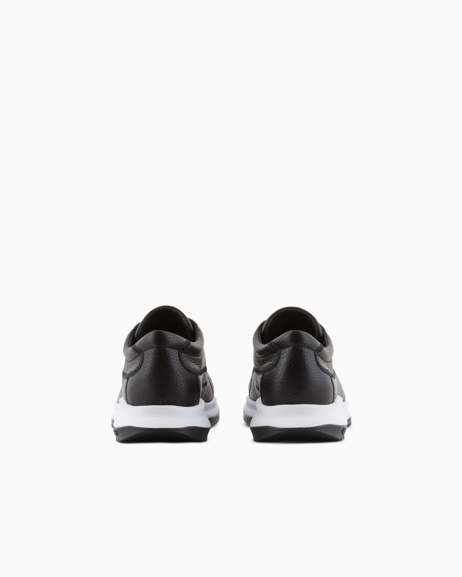 The world of armani SNEAKERS IN CERVO E PELLE Nuovo