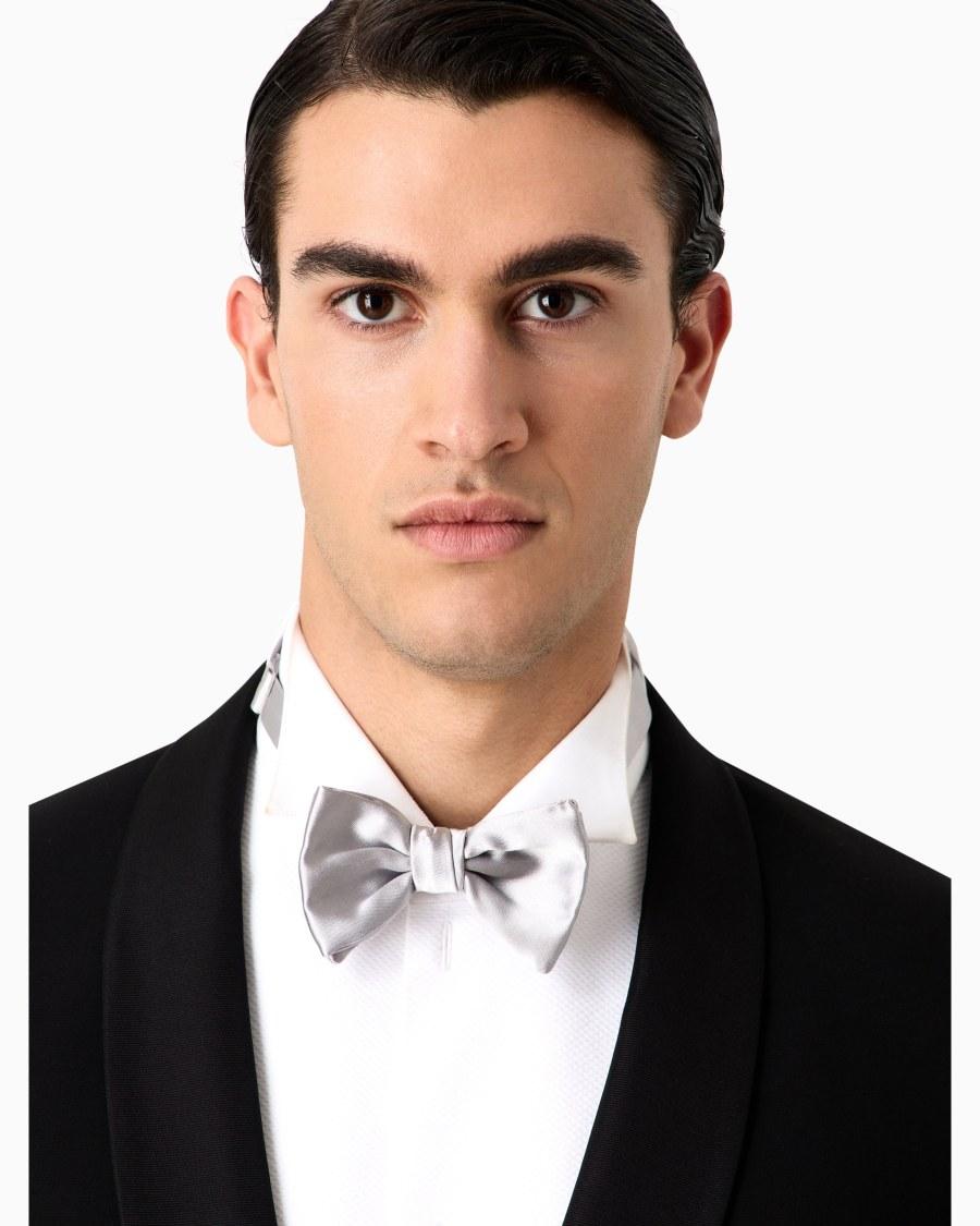 The world of armani PAPILLON ANNODATO IN PURA SETA Spedizione Gratuita