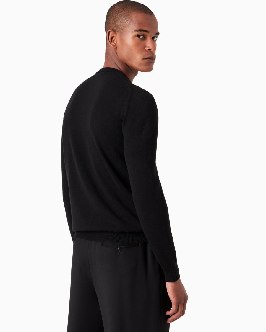 The world of armani MAGLIA GIROCOLLO IN CASHMERE Qualità Garantita