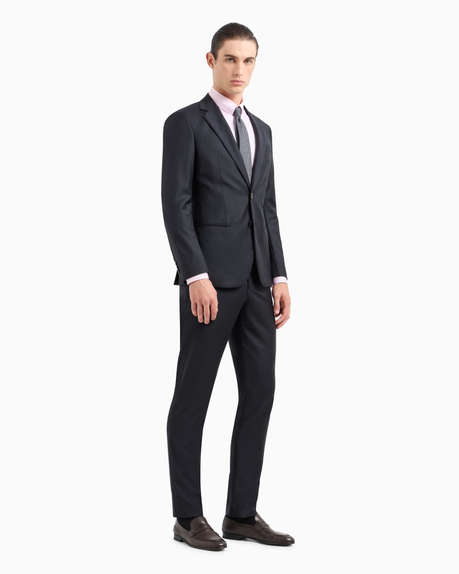 The world of armani CAMICIA IN TWILL DI COTONE Novità