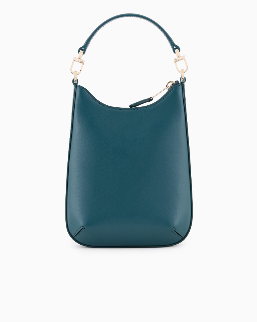 The world of armani HOBO BAG PICCOLA LA PRIMA IN PELLE In Saldo