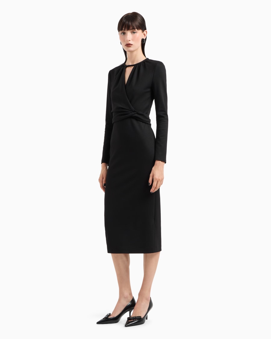 The world of armani VESTITO LONGUETTE IN MISTO VISCOSA ASV Italy