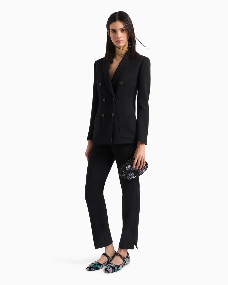 The world of armani GIACCA DOPPIOPETTO IN LANA DOUBLE STRETCH Sconto