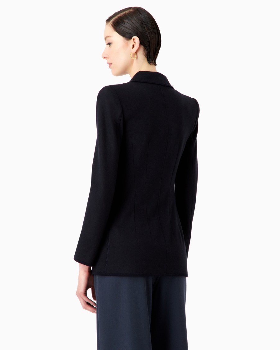 The world of armani GIACCA IN JERSEY DI PURO CASHMERE Negozi Online