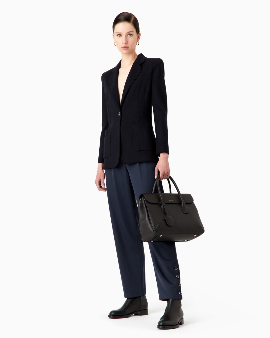 The world of armani GIACCA IN JERSEY DI PURO CASHMERE Negozi Online