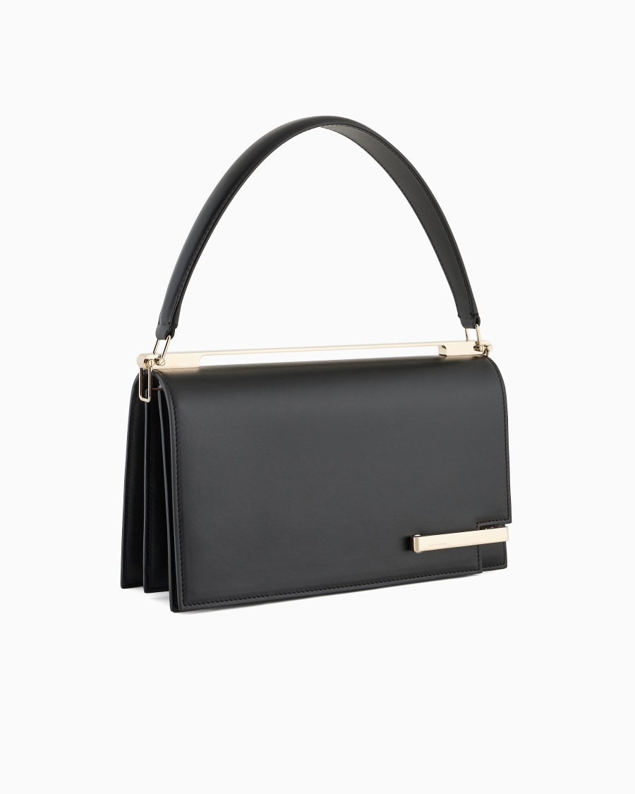 The world of armani BORSA A MANO MEDIA IN PELLE CON TRACOLLA Online