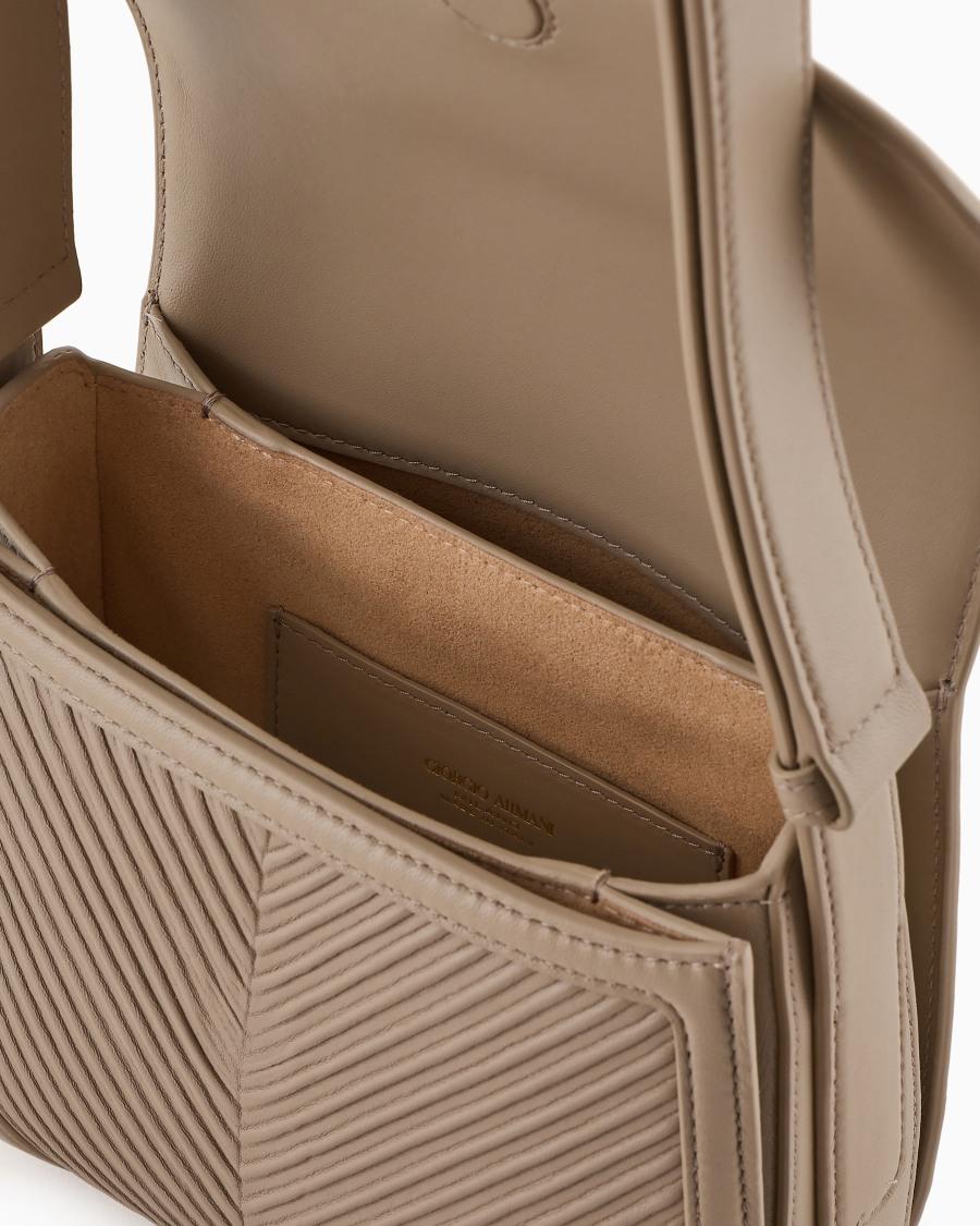 The world of armani BORSA LA PRIMA IN NAPPA PLISSÉ Outlet
