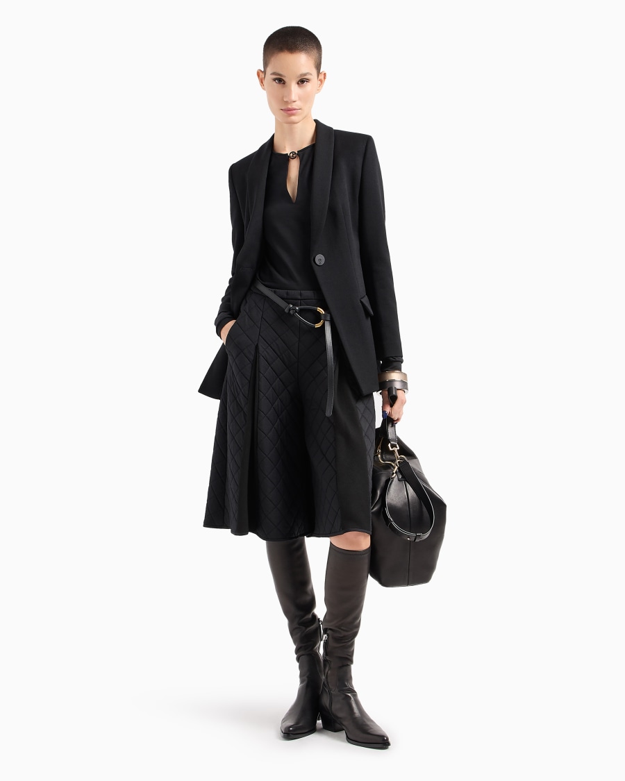The world of armani GIACCA MONOPETTO IN LANA VERGINE Saldi