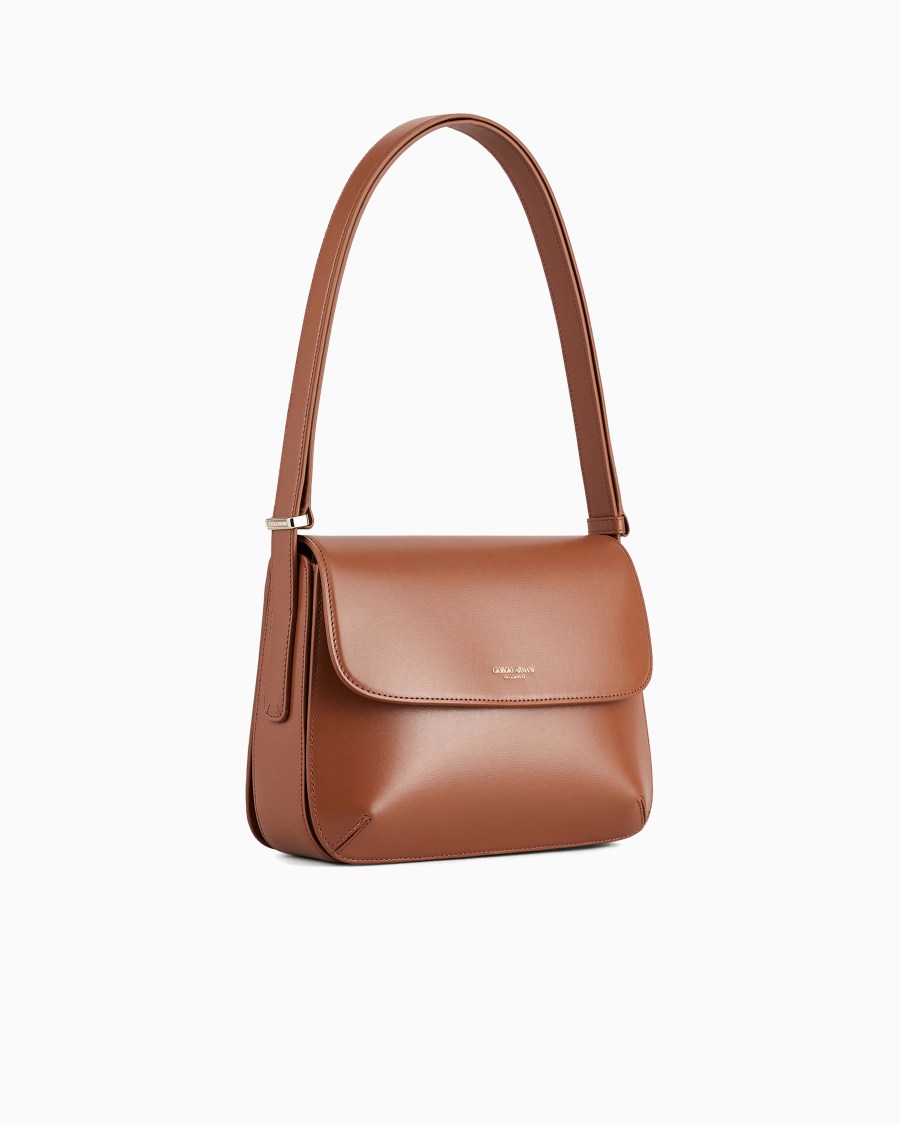 The world of armani BORSA MEDIA LA PRIMA IN PELLE PALMELLATA Vendita Economica