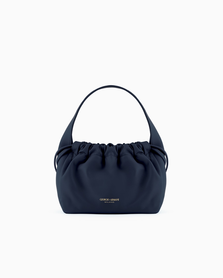 The world of armani BORSA A SECCHIELLO PICCOLA IN NAPPA ASV Negozio
