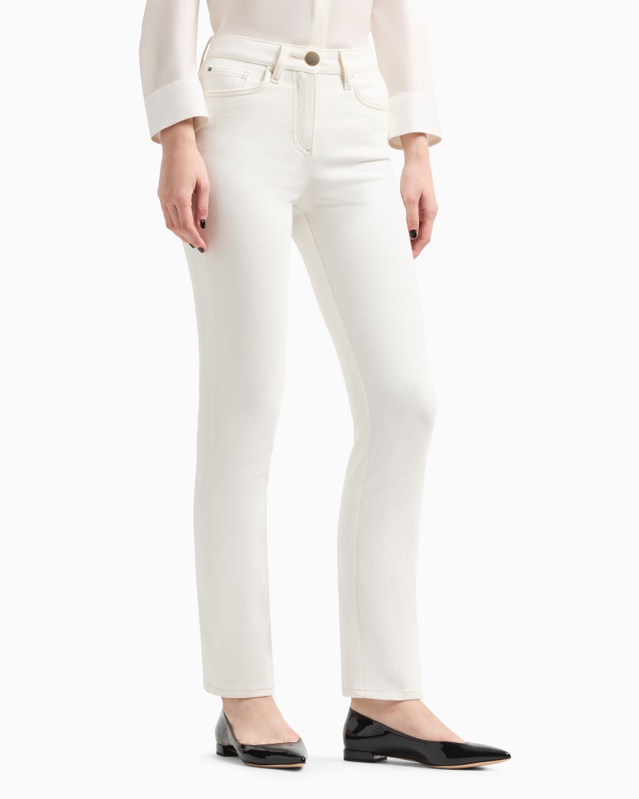 The world of armani DENIM COLLECTION JEANS 5-TASCHE IN DENIM DI COTONE STRETCH Nuova